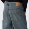 Vaqueros Sphere de talle bajo, corte holgado y pierna recta – Blue One – Azul oscuro