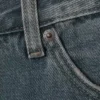 Vaqueros Sphere de talle bajo, corte holgado y pierna recta – Blue One – Azul oscuro