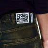 Vaqueros unisex de talle bajo y corte holgado tipo Barrel – Washed Sulfur – Caqui oscuro | Cheap Monday Gb Vaqueros unisex de talle bajo y corte holgado tipo Barrel – Washed Sulfur – Caqui oscuro | Cheap Monday Gb