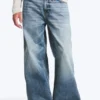 Vaqueros unisex holgados de pierna ancha Solar – Blue Horses – Azul medio Vaqueros unisex holgados de pierna ancha Solar – Blue Horses – Azul medio