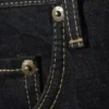 Vaqueros unisex holgados de pierna ancha Solar – Emerald Rinse – Azul oscuro