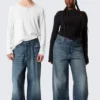 Vaqueros unisex holgados de talle medio Astro Loose Baggy – Azul mina – Azul medio Vaqueros unisex holgados de talle medio Astro Loose Baggy – Azul mina – Azul medio