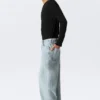 Vaqueros unisex holgados de talle medio Astro Loose Baggy – Azul sueño – Azul claro Vaqueros unisex holgados de talle medio Astro Loose Baggy – Azul sueño – Azul claro
