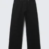 Vaqueros unisex holgados de talle medio Astro Loose Baggy – Lavado negro – Negro Vaqueros unisex holgados de talle medio Astro Loose Baggy – Lavado negro – Negro