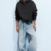 Vaqueros unisex holgados y anchos de talle medio Astro Loose Baggy – Azul Kimberley – Azul claro Vaqueros unisex holgados y anchos de talle medio Astro Loose Baggy – Azul Kimberley – Azul claro