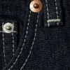 Vaqueros unisex Nebula de talle medio y corte holgado tipo Barrel – Blue Rinse – Azul oscuro Vaqueros unisex Nebula de talle medio y corte holgado tipo Barrel – Blue Rinse – Azul oscuro