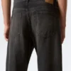 Vaqueros unisex Nebula de talle medio y corte holgado tipo Barrel – Negro Chelsea – Negro Vaqueros unisex Nebula de talle medio y corte holgado tipo Barrel – Negro Chelsea – Negro