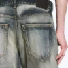 Vaqueros unisex Nebula de talle medio y pierna ancha – Barrel azul – Azul medio