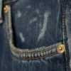 Vaqueros unisex Nebula de talle medio y pierna ancha – Barrel azul – Azul medio
