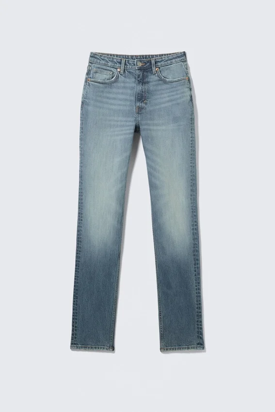 Vega Curve Vaqueros slim de cintura alta – Blue Horses – Azul medio Vega Curve Vaqueros slim de cintura alta – Blue Horses – Azul medio