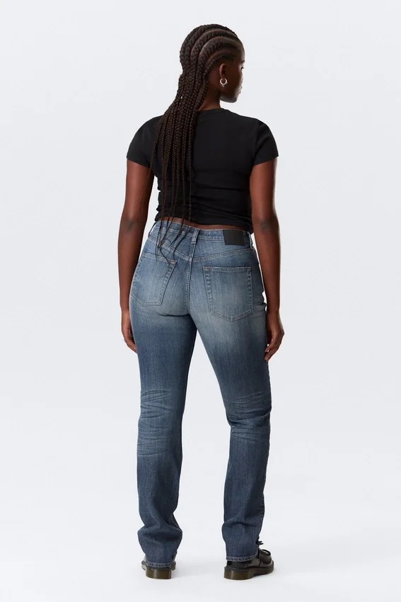 Vega Curve Vaqueros slim de cintura alta – Blue Hymn – Azul medio Vega Curve Vaqueros slim de cintura alta – Blue Hymn – Azul medio