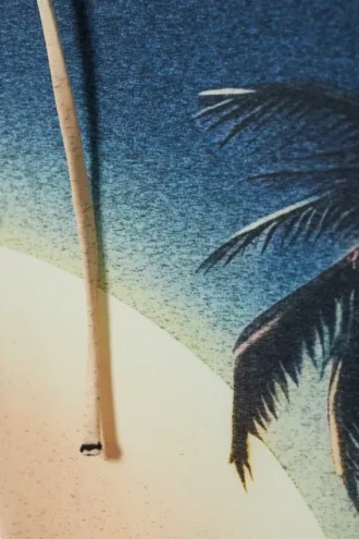 Vestido asimétrico con tirantes atados – Palm Beach