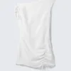 Vestido asimétrico drapeado – Blanco roto Vestido asimétrico drapeado – Blanco roto