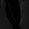 Vestido blazer entallado de mezcla de lino – Negro