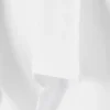 Vestido camisero mini asimétrico de manga larga – Blanco Vestido camisero mini asimétrico de manga larga – Blanco