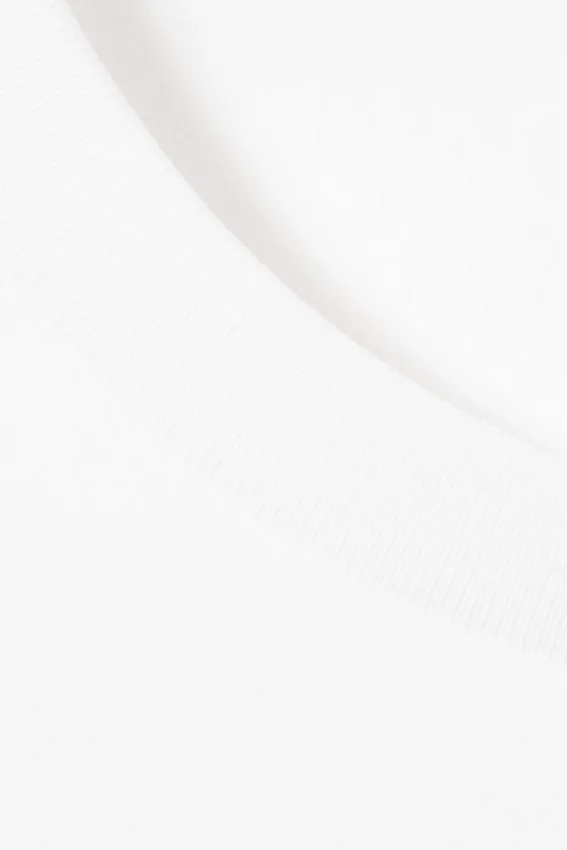 Vestido camiseta mini estructurado – Blanco Vestido camiseta mini estructurado – Blanco
