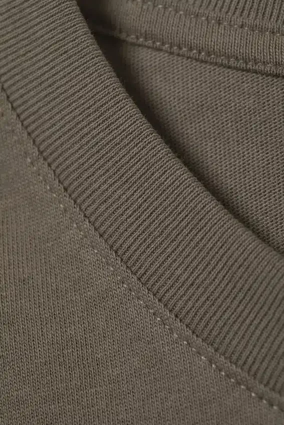 Vestido camiseta oversize de algodón – Gris polvoriento Vestido camiseta oversize de algodón – Gris polvoriento