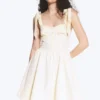 Vestido corsé – Blanco apagado Vestido corsé – Blanco apagado