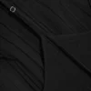 Vestido de corte A con cuello vuelto – Negro