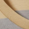 Vestido de manga larga a rayas – Rayas beige y grises Vestido de manga larga a rayas – Rayas beige y grises