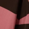 Vestido de manga larga a rayas – Rayas rosas y marrones Vestido de manga larga a rayas – Rayas rosas y marrones