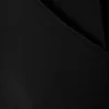Vestido de neopreno con cuello en V y corte ajustado y acampanado – Negro Vestido de neopreno con cuello en V y corte ajustado y acampanado – Negro