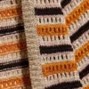 Vestido de punto con espalda abierta – Rayas naranjas Vestido de punto con espalda abierta – Rayas naranjas