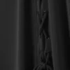 Vestido largo con cordones Ira – Negro Vestido largo con cordones Ira – Negro