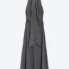 Vestido largo con cuello halter – Gris oscuro Vestido largo con cuello halter – Gris oscuro