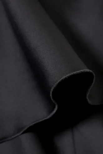 Vestido largo con hombros descubiertos Elia – Gris oscuro