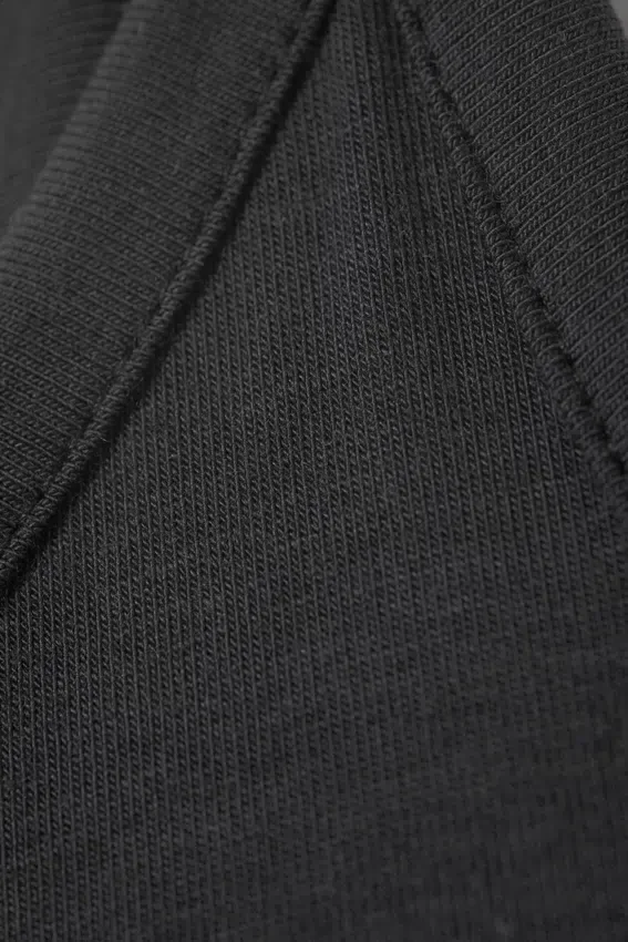 Vestido largo de tirantes lisos – Negro mate Vestido largo de tirantes lisos – Negro mate