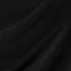 Vestido largo drapeado de cupro – Negro Vestido largo drapeado de cupro – Negro