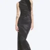 Vestido largo estampado – Negro – Cebra Vestido largo estampado – Negro – Cebra