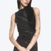 Vestido largo estampado – Negro – Cebra Vestido largo estampado – Negro – Cebra