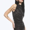 Vestido largo estampado – Negro – Cebra Vestido largo estampado – Negro – Cebra