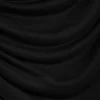 Vestido largo sin mangas con cuello barco – Negro Vestido largo sin mangas con cuello barco – Negro