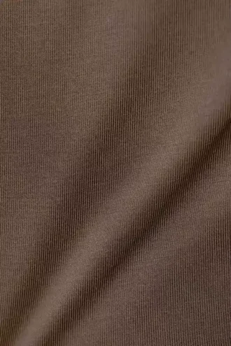 Vestido lencero mini con tirantes – Marrón oscuro