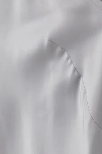 Vestido lencero mini Yui – Gris claro empolvado