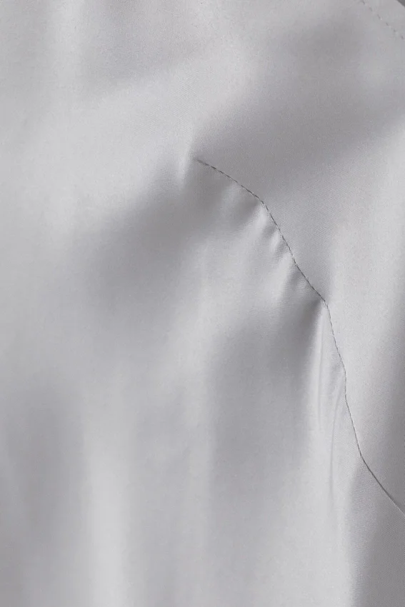 Vestido lencero mini Yui – Gris claro empolvado Vestido lencero mini Yui – Gris claro empolvado