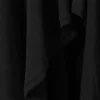 Vestido midi asimétrico de manga larga – Negro Vestido midi asimétrico de manga larga – Negro