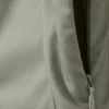 Vestido mini de sarga con pliegues y tirantes atados – Verde caqui claro Vestido mini de sarga con pliegues y tirantes atados – Verde caqui claro