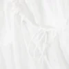 Vestido mini de tirantes de popelín – Blanco Vestido mini de tirantes de popelín – Blanco