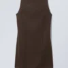 Vestido mini de traje – Marrón oscuro Vestido mini de traje – Marrón oscuro