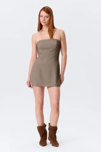 Vestido mini tubo de traje – Mole Melange