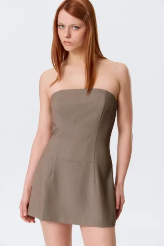 Vestido mini tubo de traje – Mole Melange