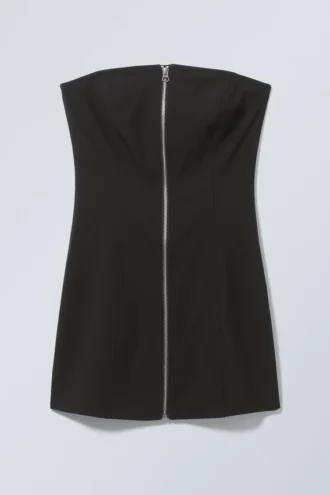 Vestido mini tubo Klara – Negro