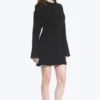 Vestido oversize de manga larga – Negro Vestido oversize de manga larga – Negro