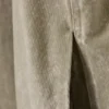 Vestido sin mangas de sarga de algodón – Verde caqui lavado Vestido sin mangas de sarga de algodón – Verde caqui lavado