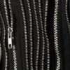 Vestido tubo con cremallera – Negro