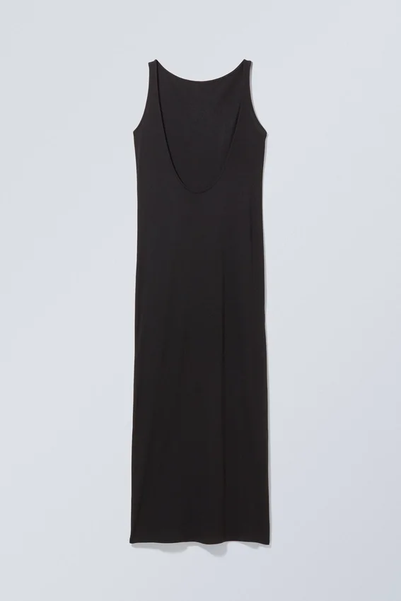 Vestido Yael con espalda abierta – Negro Vestido Yael con espalda abierta – Negro